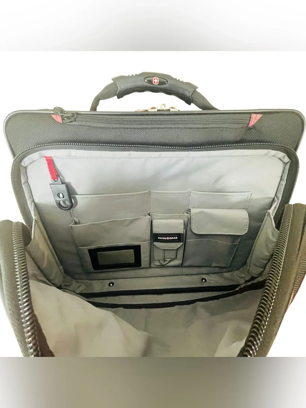 SwissGear Granada Black Laptop Rolling Carry On Briefcase Carry On